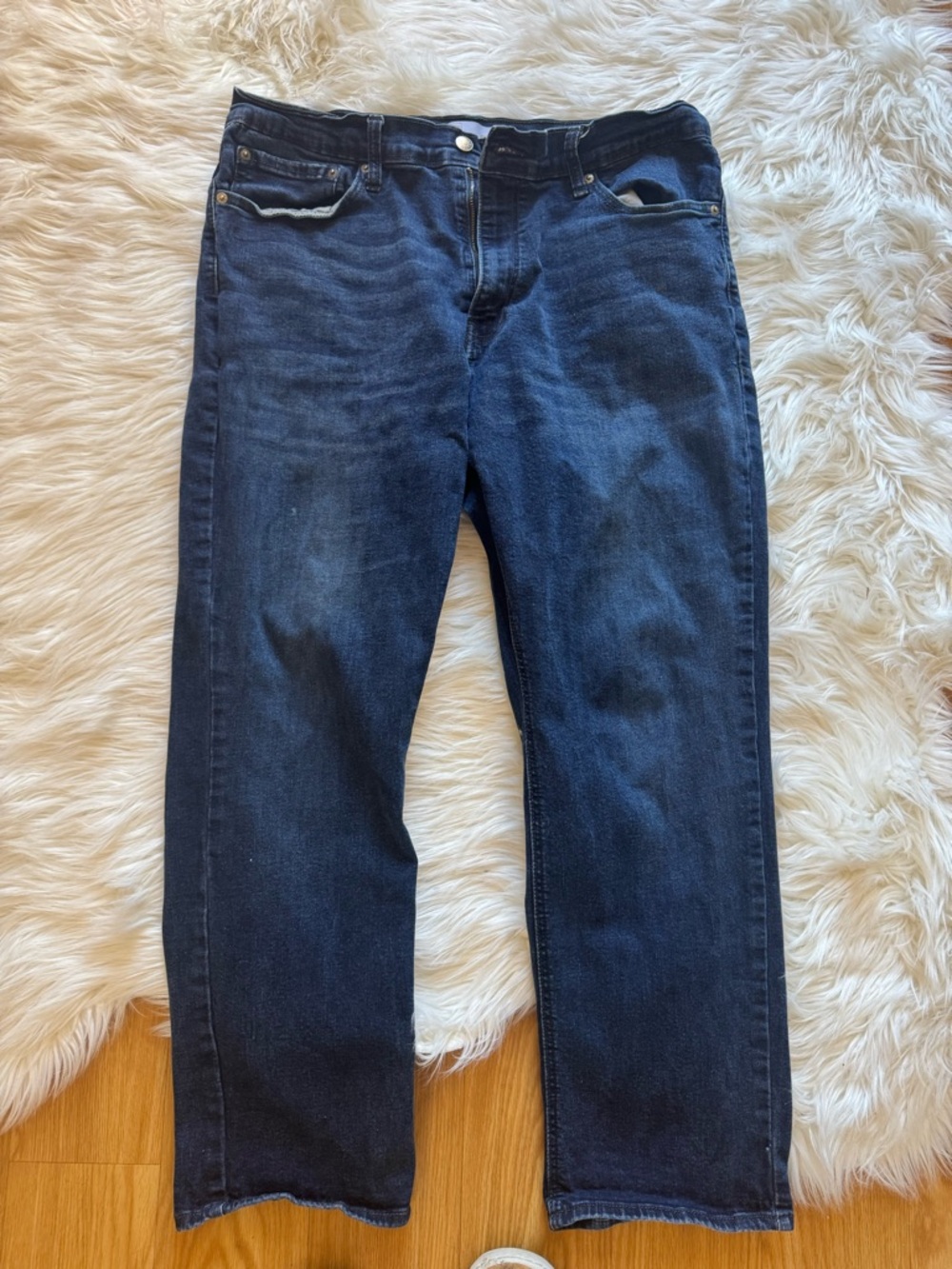 Signature by Levi Strauss Indigo Straight Jeans